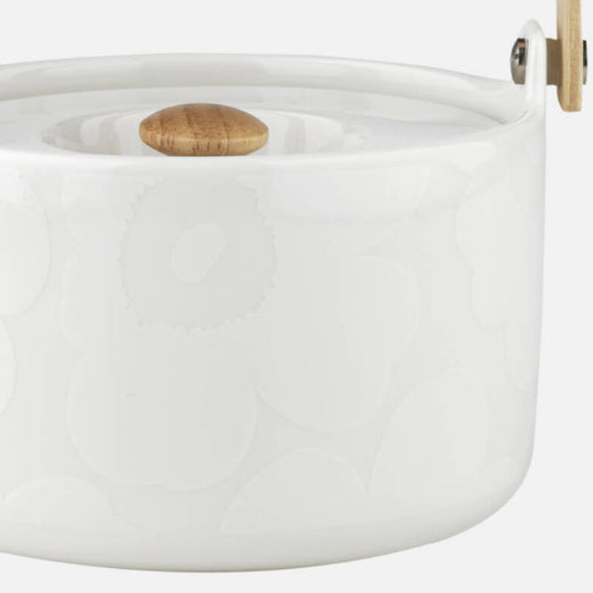 Oiva Unikko Teapot 700ml, White