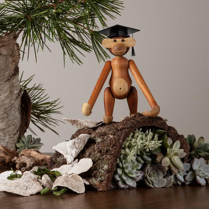 Graduation Hat for Wood Monkey