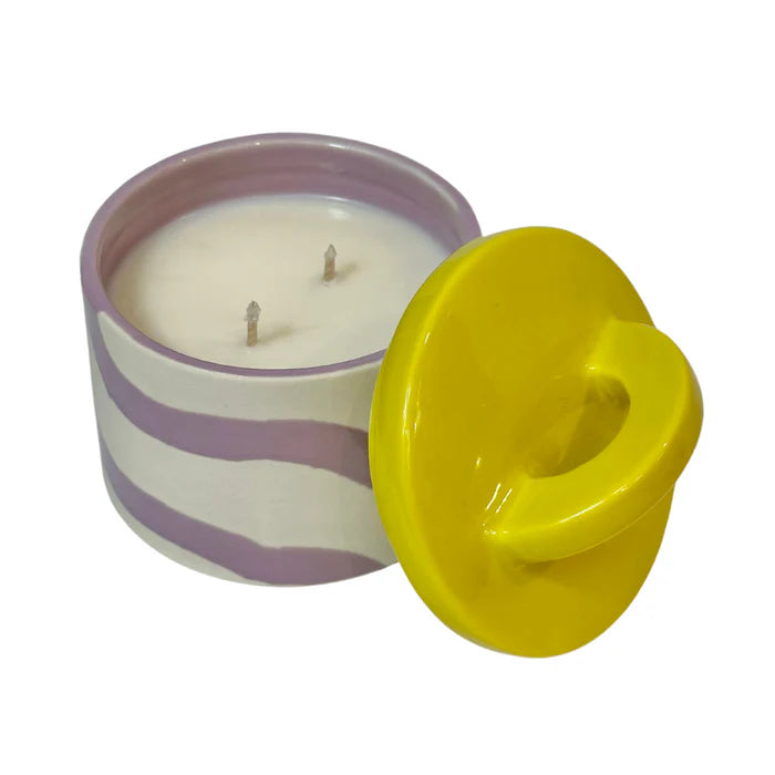 Pablo Pots Candle, Water Lotus + Rose