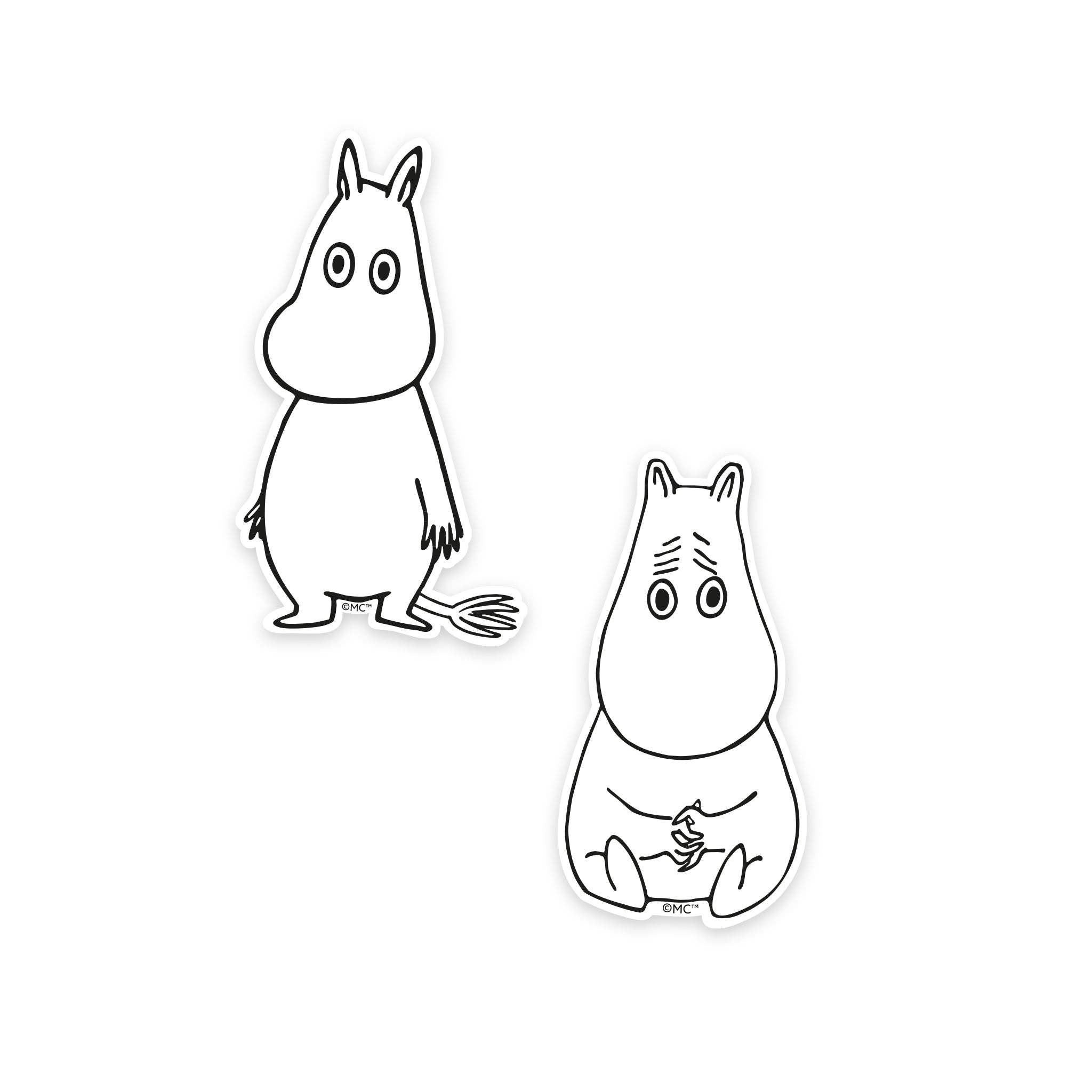 Moomintroll XL-Sticker Combo
