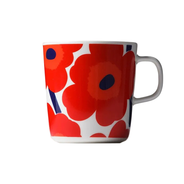 Oiva Unikko Mug 400ml, Red