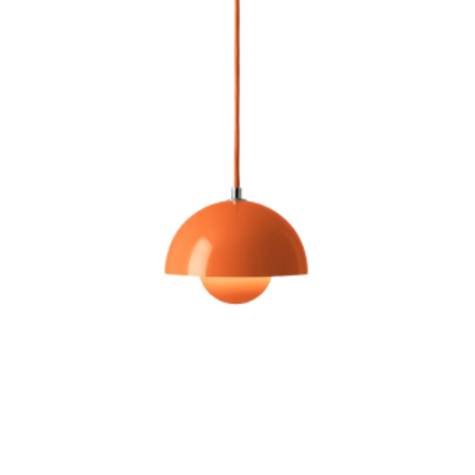 Flowerpot Pendant VP10, Zesty Orange