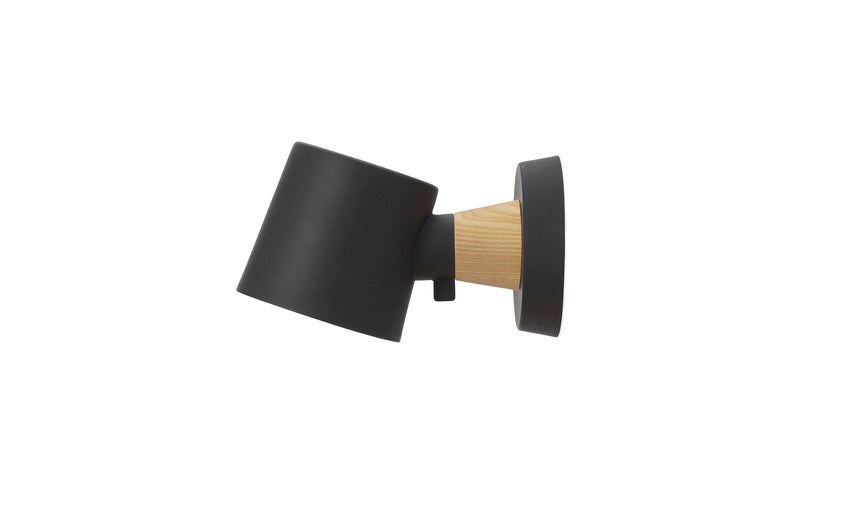 Rise Wall Lamp, Black (US version) Hardwired