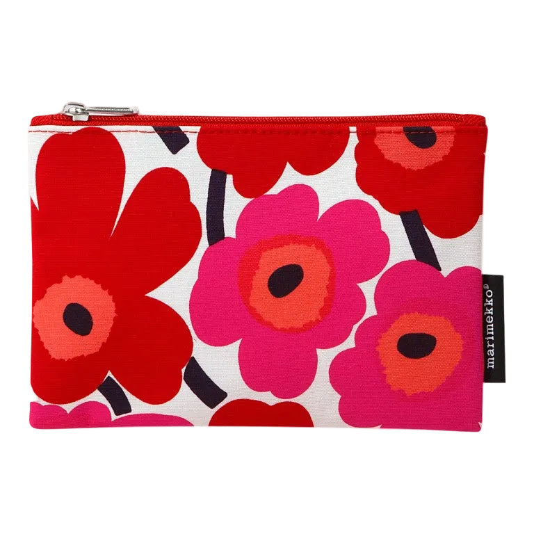 Kaika Mini Unikko Cosmetic Bag, Red