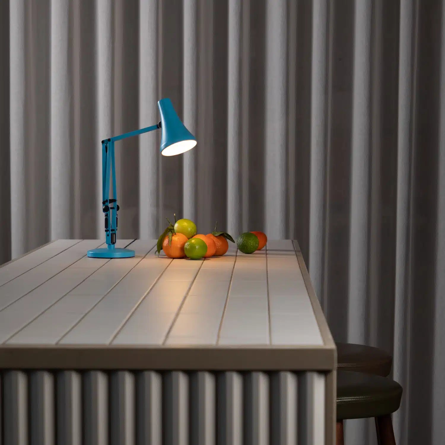 90 Mini Mini Desk Lamp, Turquoise Blue