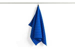 Canteen Tea Towel, Blue Pinstripe