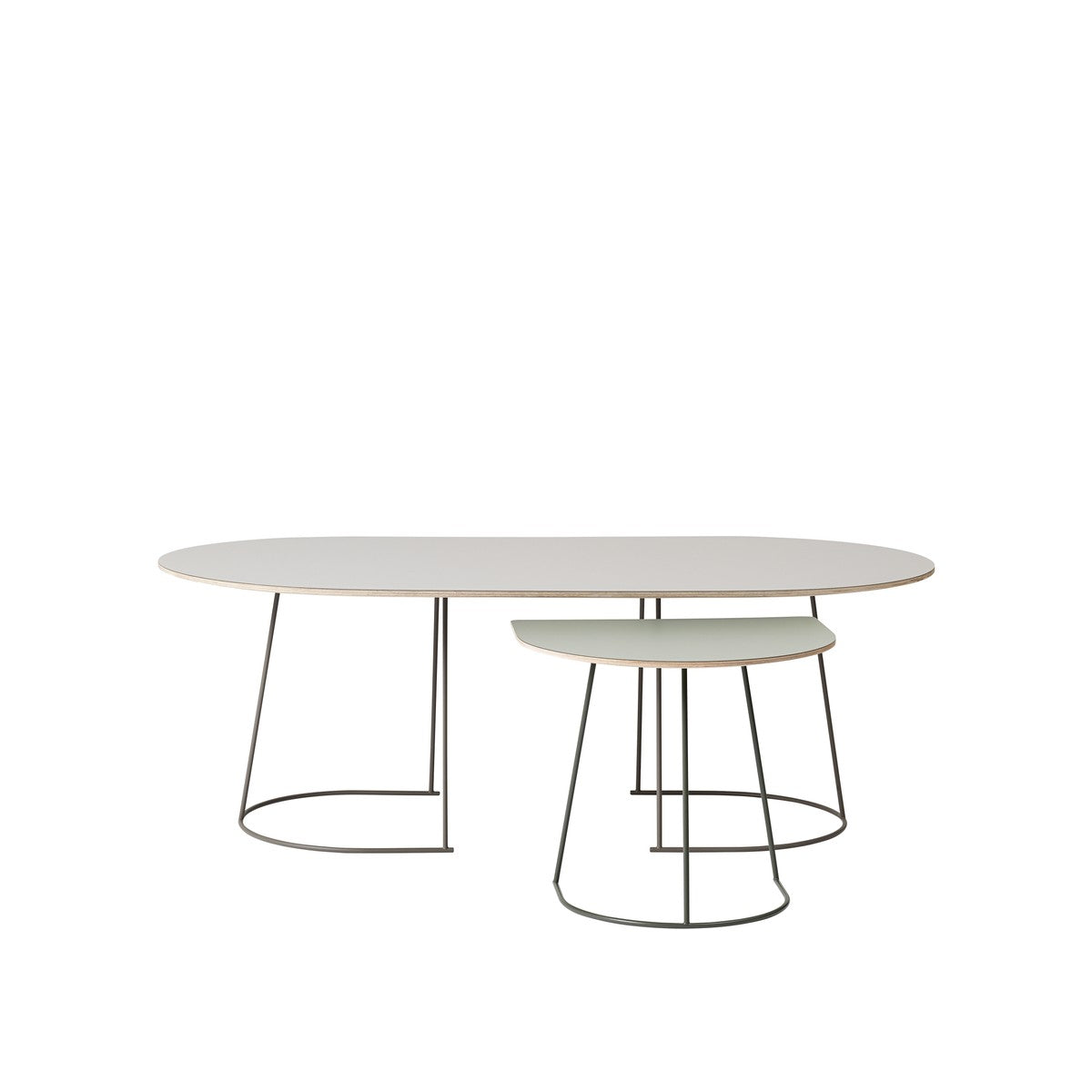 Airy Coffee Table, Half Size, Off-White