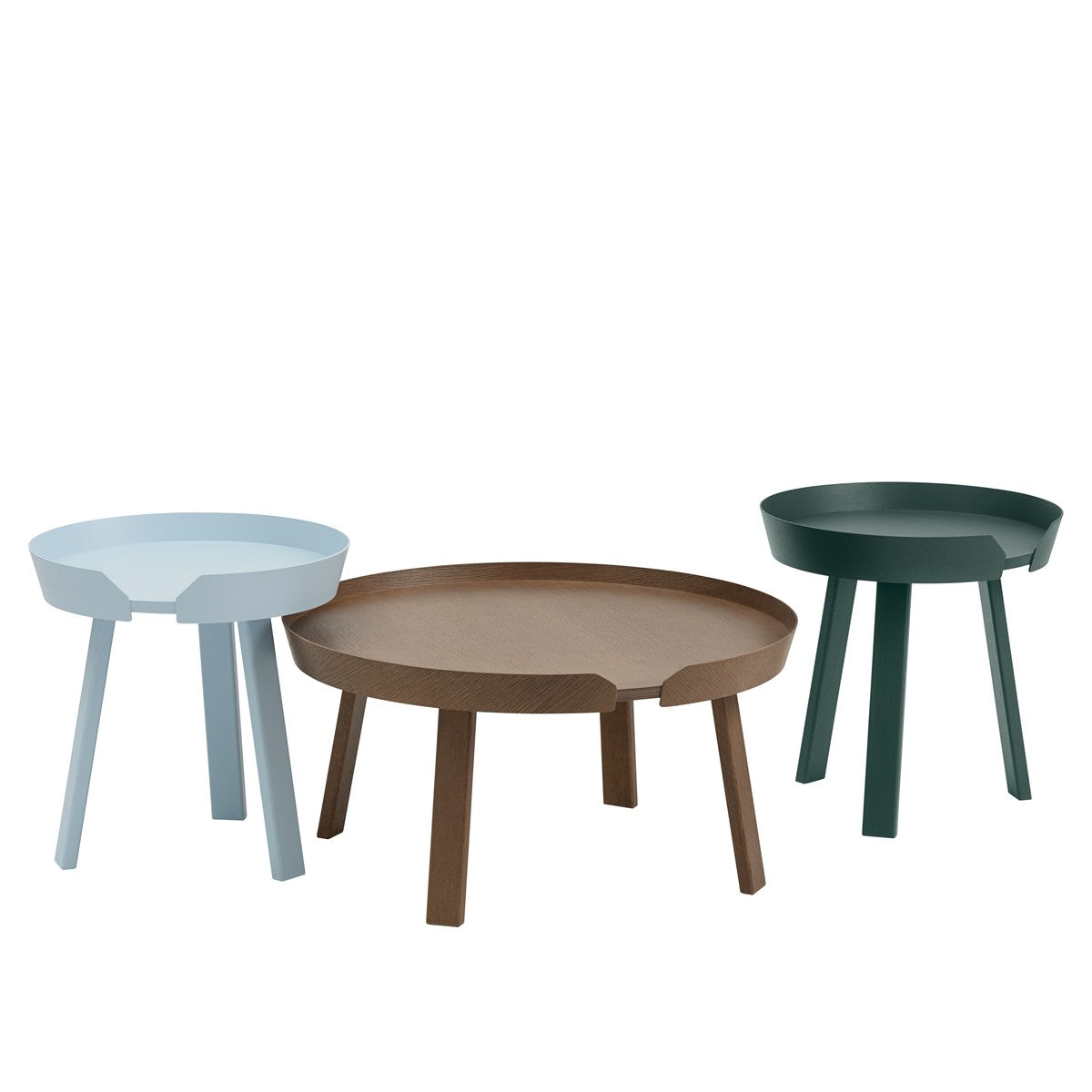 Around Coffee Table, Small, Dark Green