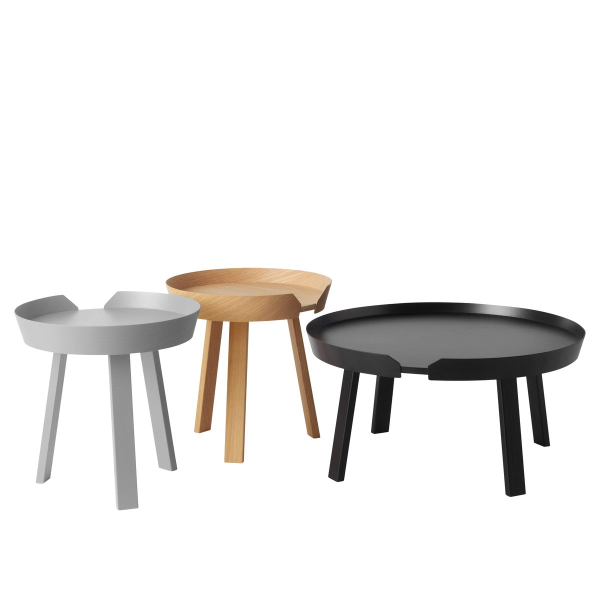 Around Coffee Table, Small, White