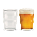 Mikkeller Pint Beer Glass 13.5 oz Clear 2 pcs