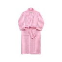 Naram Bathrobe, Baby Pink/Ski Patrol Red