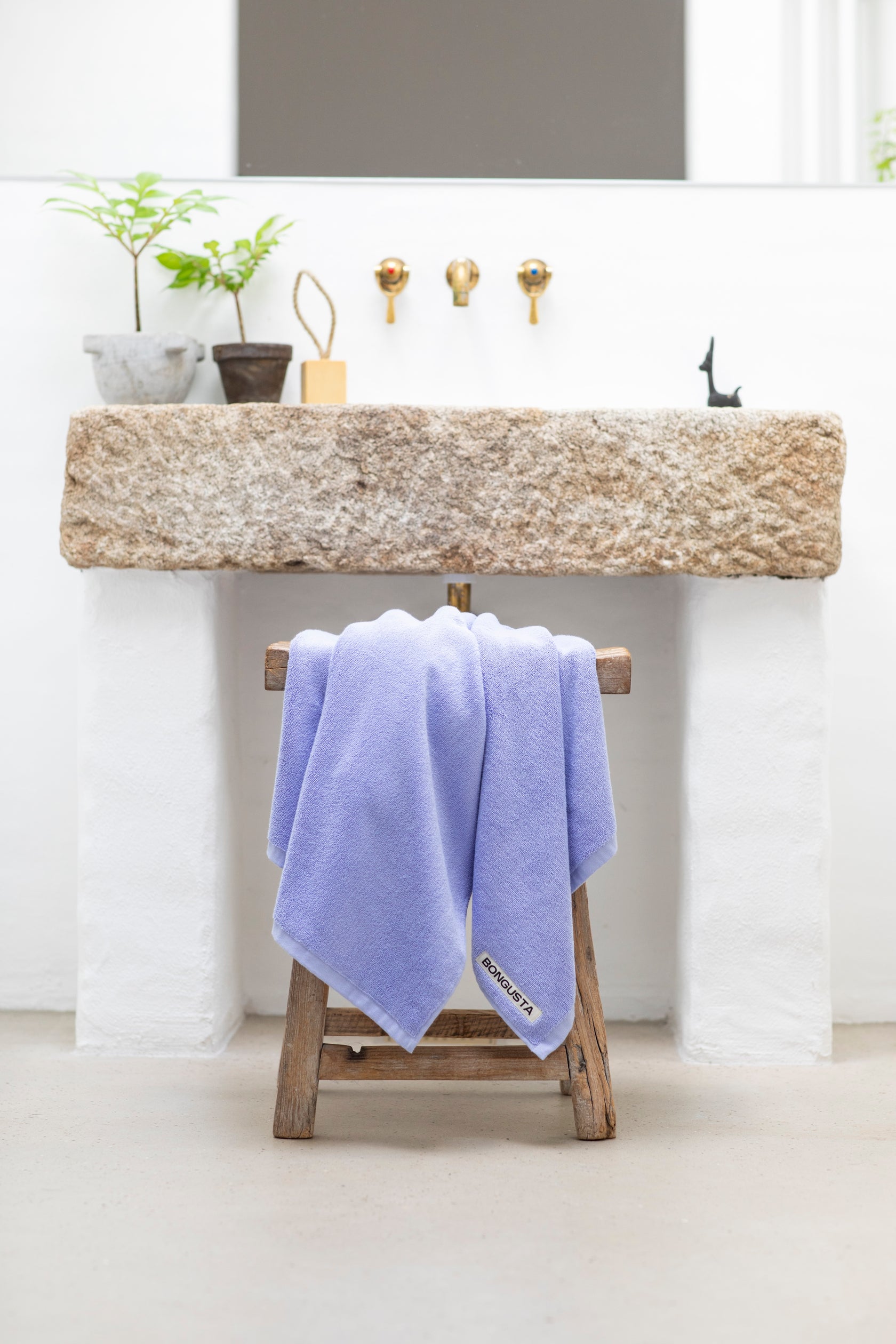 Naram Wash Cloth, Lavender Blue