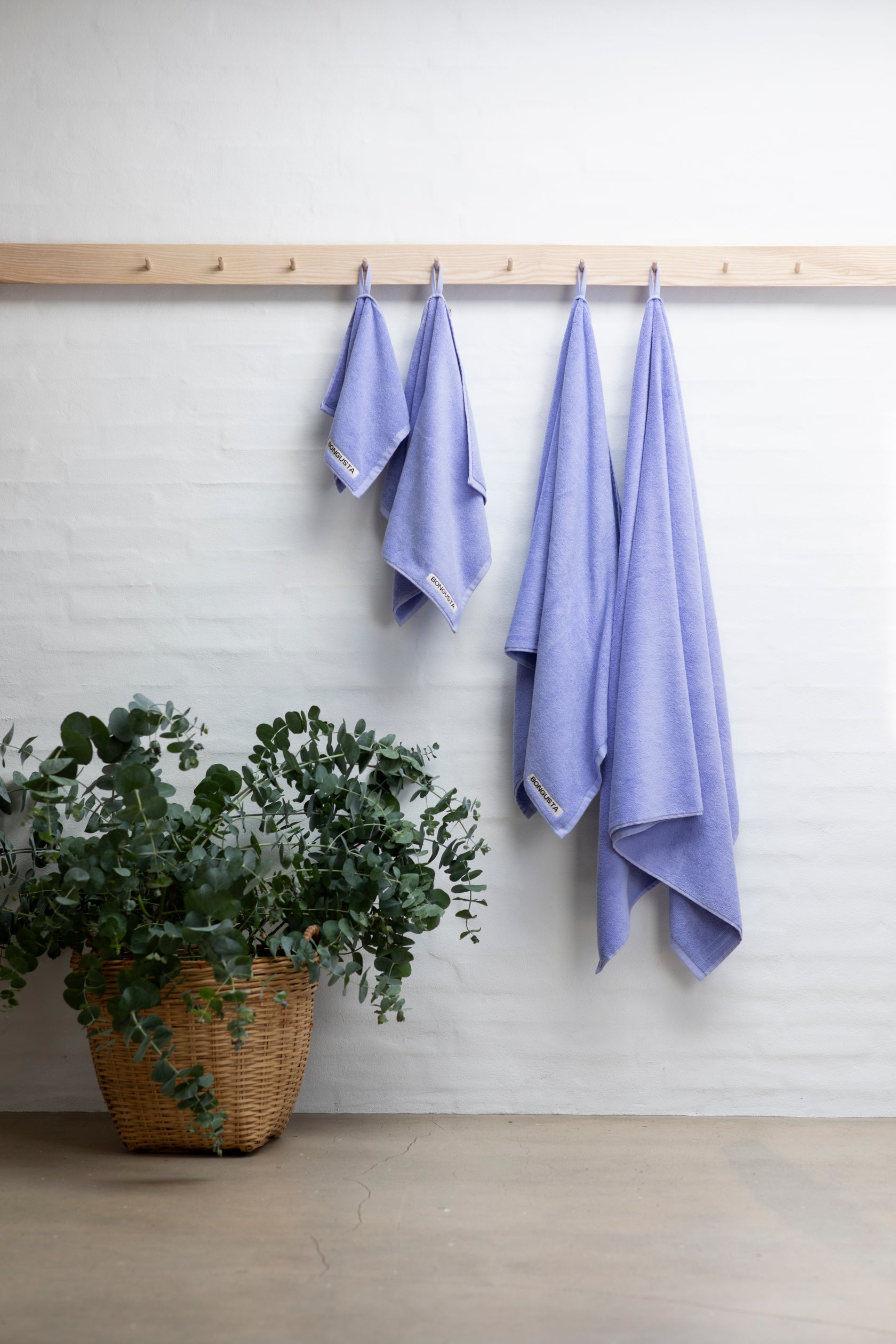 Naram Wash Cloth, Lavender Blue