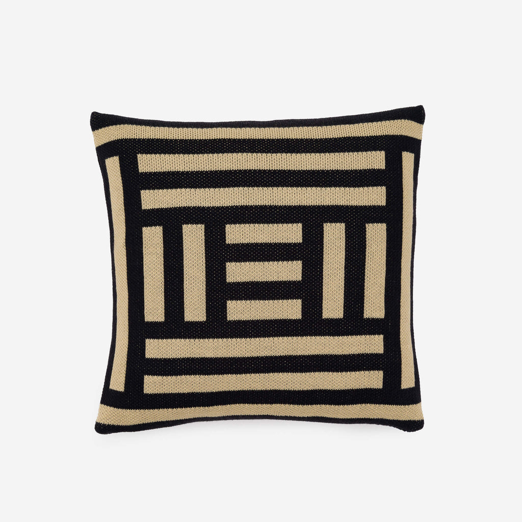 Columns Pillow, Black