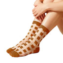 Sheer Socks, Check Flow