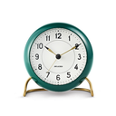 Arne Jacobsen Station Table Alarm Clock Green/White