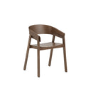 Cover Armchair, Dark Stained Brown