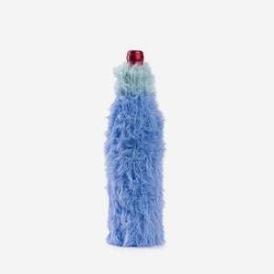 Faux Fur Bottle Sleeve | Periwinkle
