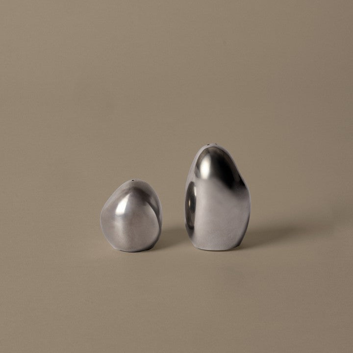 Orevo Salt Pepper Shakers Pair, Steel