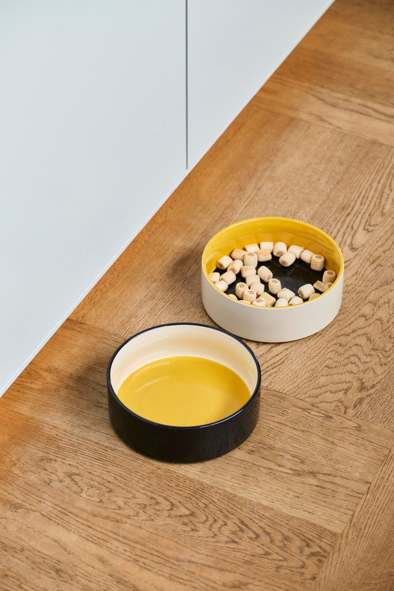 Dogs Bowl L, Blue/Yellow