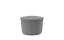 Hide Storage Pouf Small, Grey
