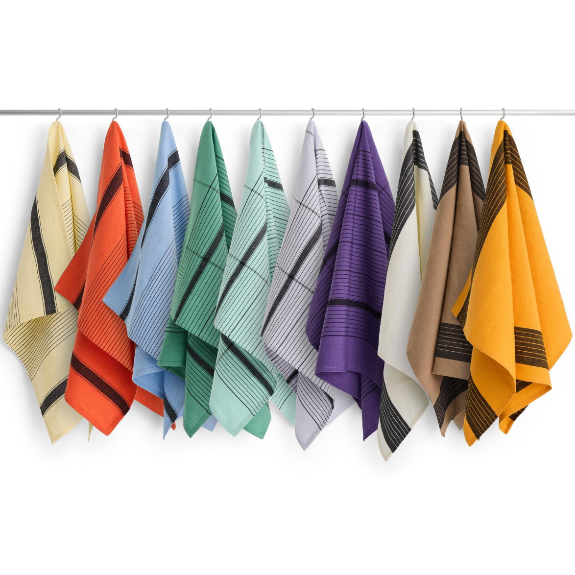 Linear Tea Towel, Lavender