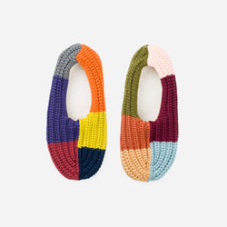 Mismatch Rib Slippers | Desert / M/L
