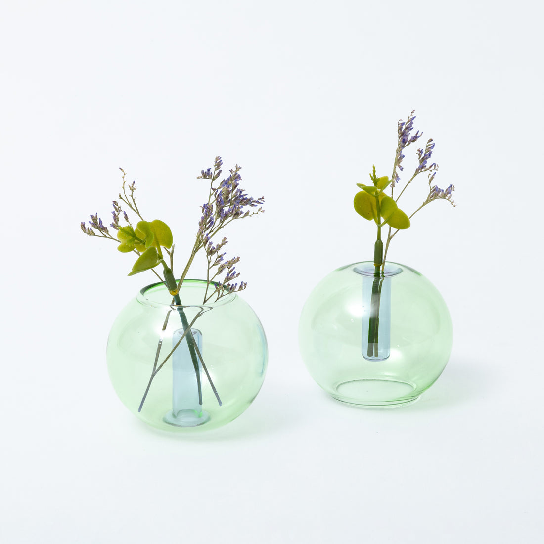 Bubble Vase, Mini, Sky/ Fern