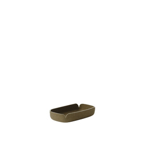 Restore Felt Tray, Small, Brown Green