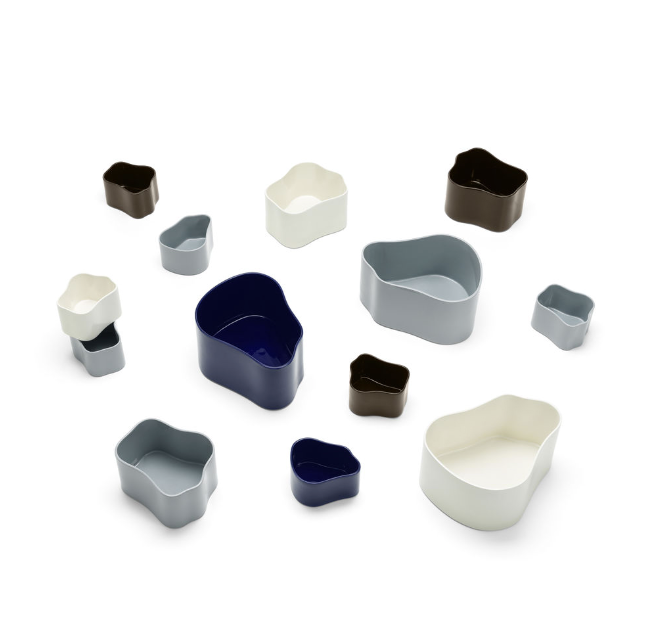 Riihitie Plant Pot, Shape B, Small Grey