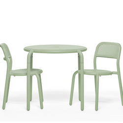 Toni Bistro Table Set + 2 chairs, Mist Green