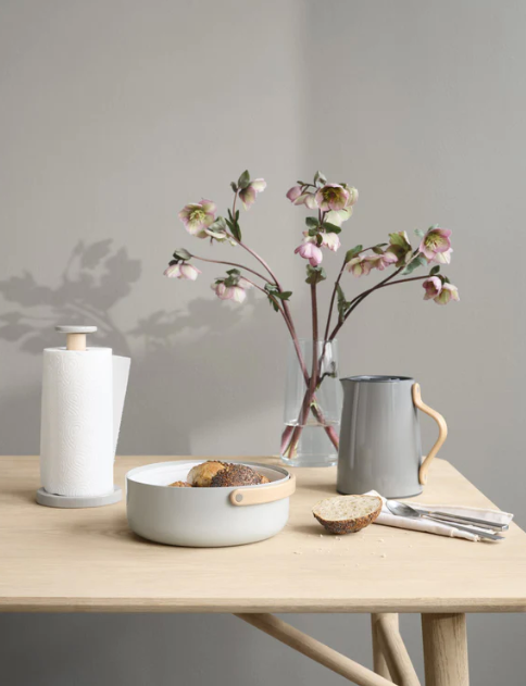 Emma Bread Basket, Grey