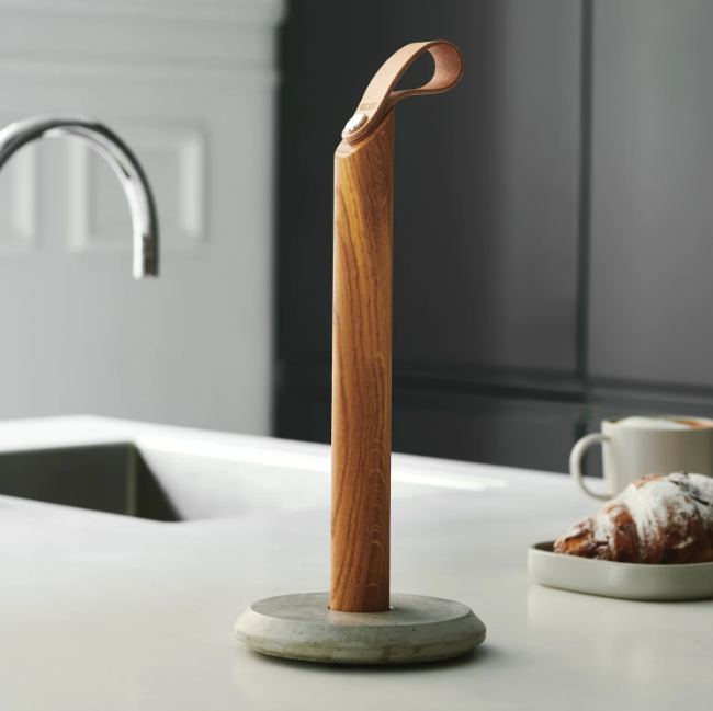Grab Kitchen Roll Holder, Oak