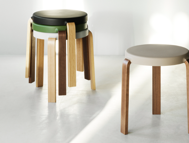 Tap Stool Oak, Grey