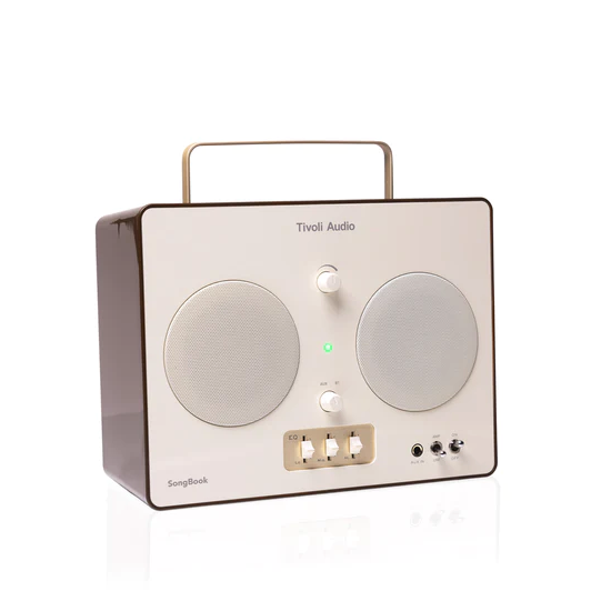 Songbook Bluetooth Speaker, Cream/Brown