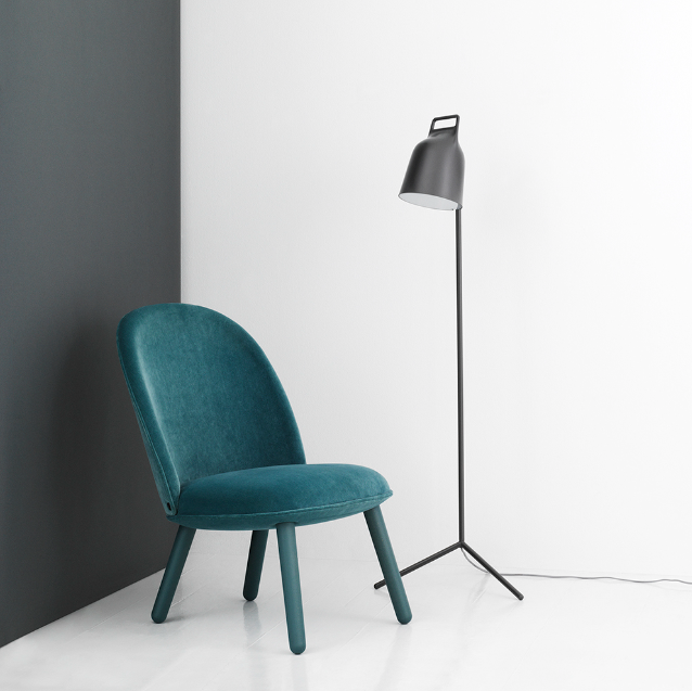 Stage Floor Lamp US, Petrol Green