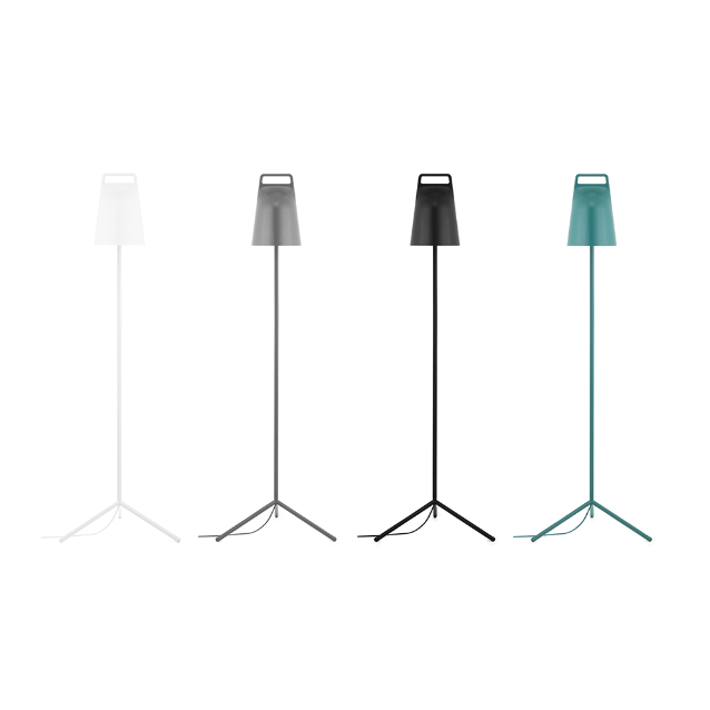 Stage Floor Lamp US, Petrol Green
