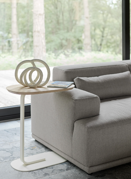 Relate Side Table, Blue Grey, 24"
