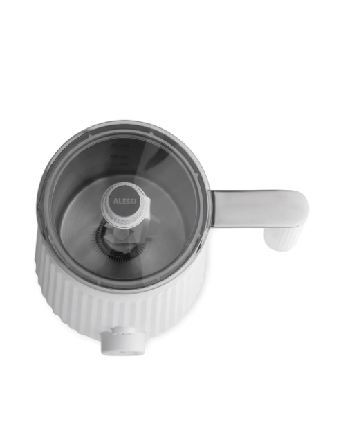 Plisse Milk Frother, White