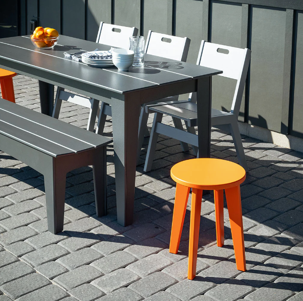 Norm Dining Stool, Driftwood