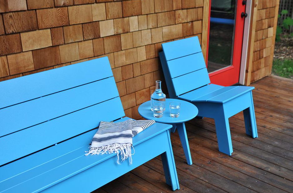 Fire Bench, Cloud White