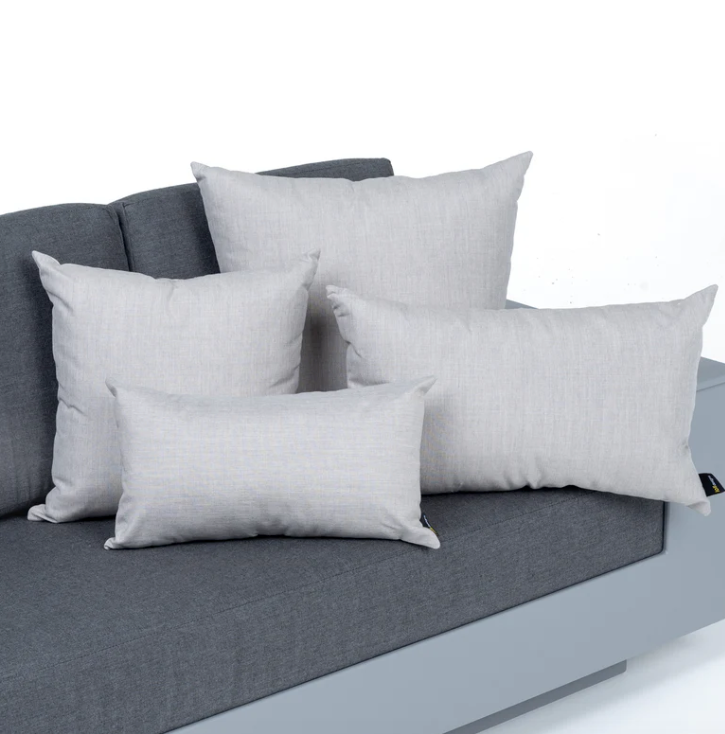 Loll Rectangle Pillow, Cast Charcoal, 26 x 16"