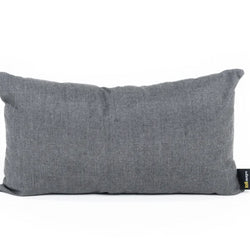 Loll Rectangle Pillow, Cast Charcoal, 26 x 16