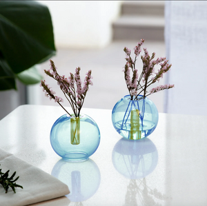 Bubble Vase - Mini - Blue / Yellow