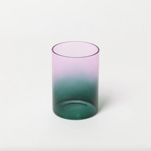 Gradient Glass, Set of 2 - Teal/Lilac