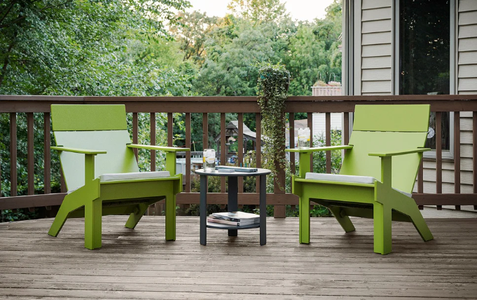 Lollygagger End Table, Ash Blue, 19"