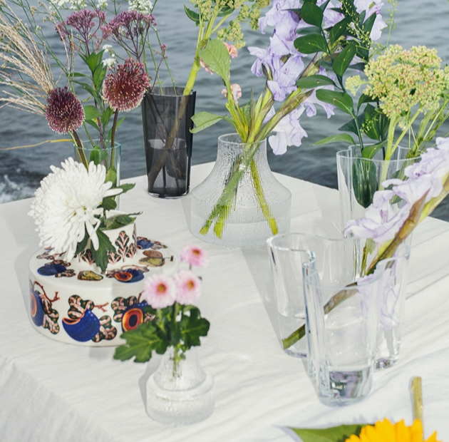 Ultima Thule Glass Vase 3.2"x3.8" Clear