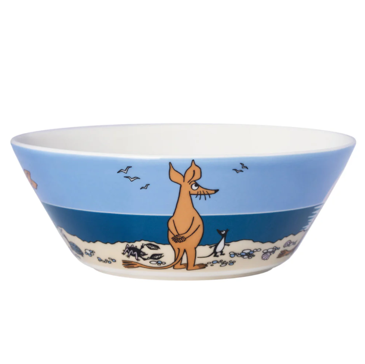 Moomin Bowl 15cm, Sniff Blue