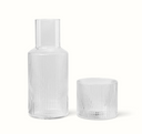 Ripple Carafe Set, Clear, Small