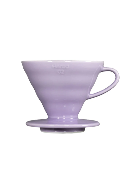 HARIO V60-02 Dripper (Ceramic), Purple Heather
